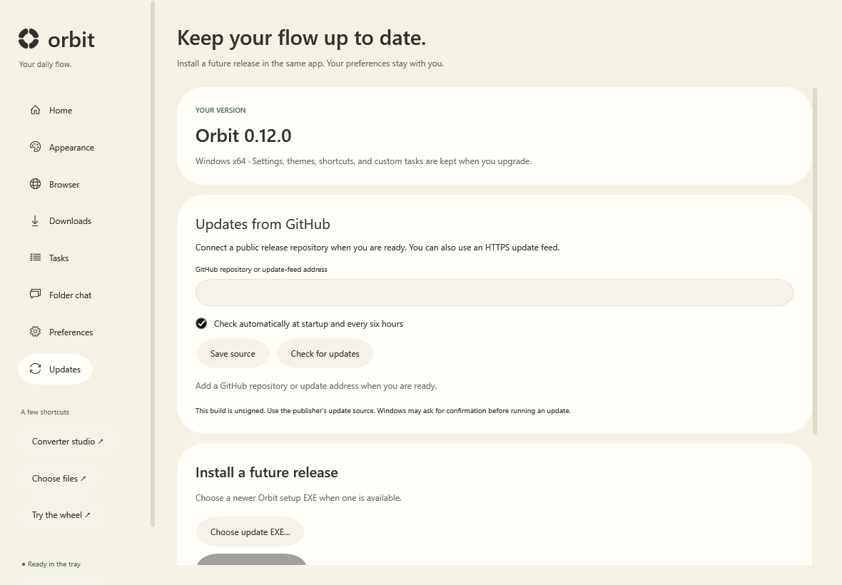 GitHub Online Updates